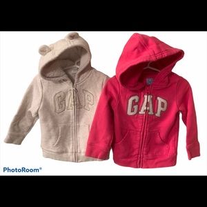 2 Gap Hoodies! 18-24 month